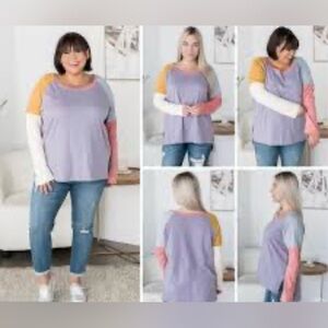 White Birch Multicolor Long Sleeve Top